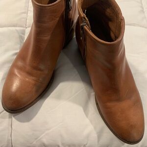 Frye Brown Leather Ankle Boots